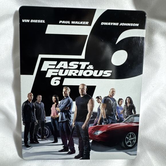 Fast & Furious 6 Extended Edition Blu-ray DVD Steelbook 2 Disc Set Tin Case - Picture 1 of 9